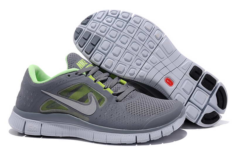 Nike Free Run Womens Shoes 5.0 Breathable Gray
